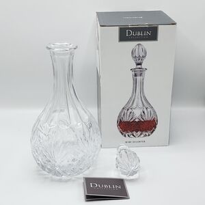 Godinger Wine Whiskey Liquor Decanter‎ Dublin Collection 28 Oz - 850 ml